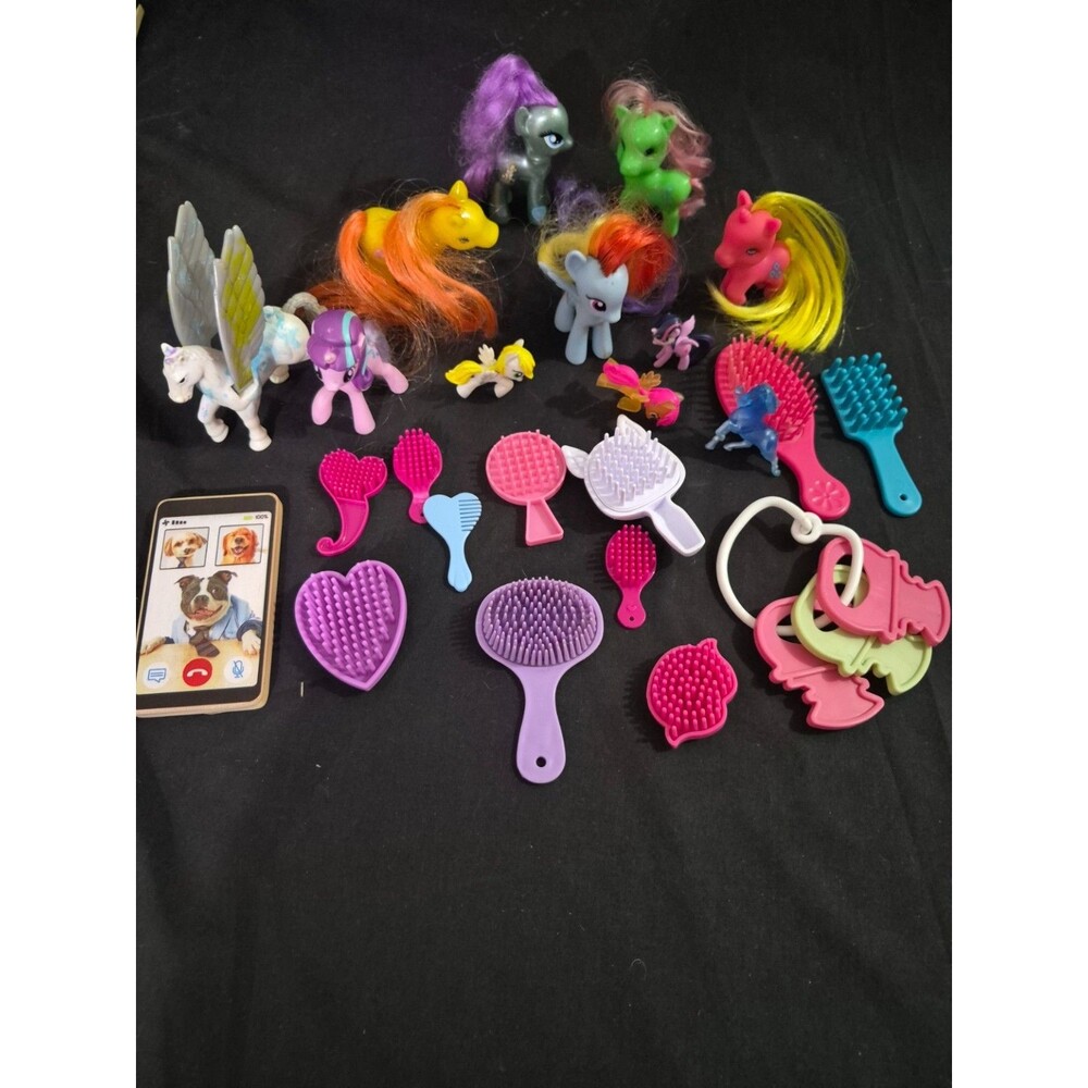 VTG Lot of 24pc My Little Pony & Miscellaneous Accessories